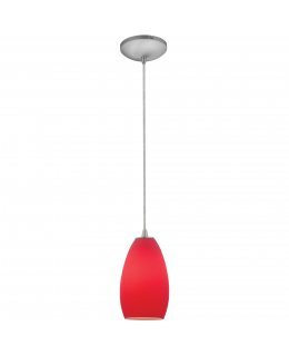 Access 28012-1C-BS-RED Champagne Cord Pendant  